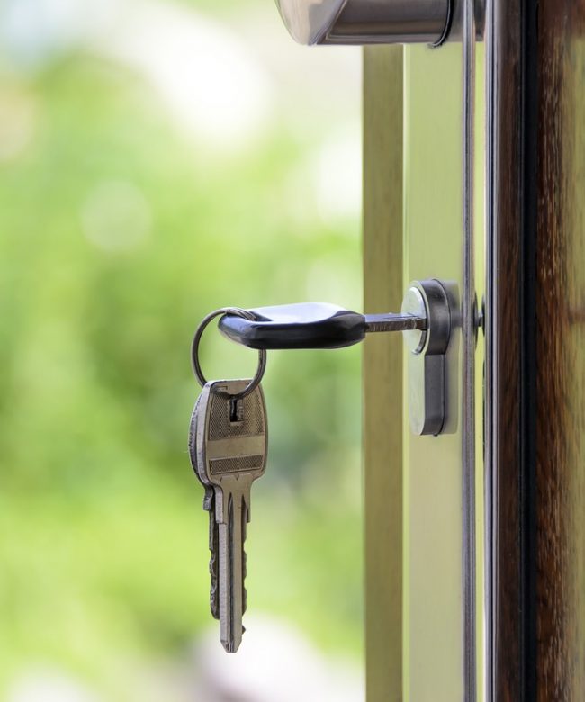 house, keys, the door